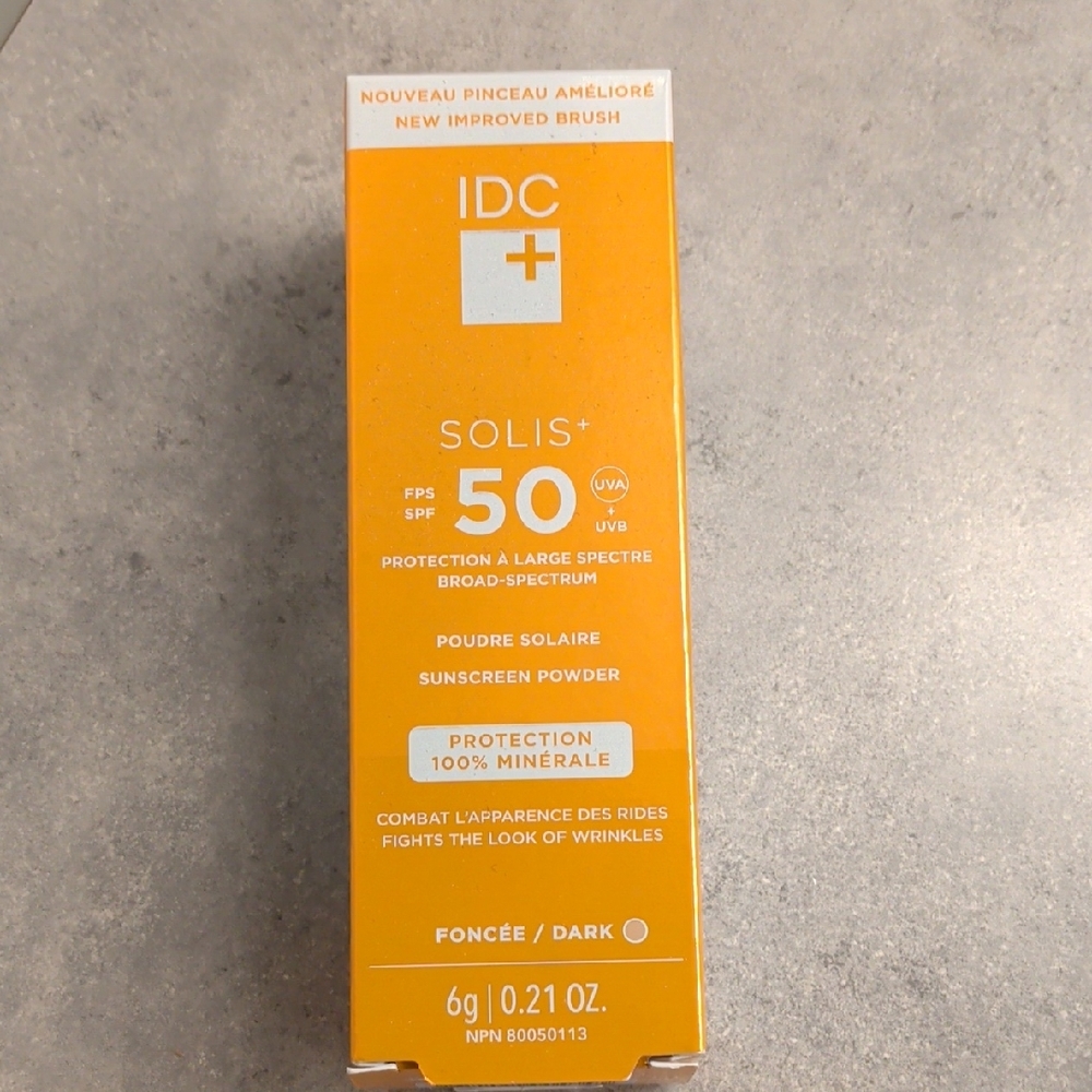 DC Solis+ SPF 50 Sunscreen Powder - Vibrant Orange